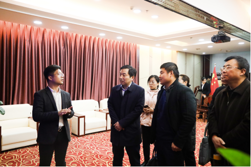 市统计局领导莅临中电凯源物流平台考察指导(图1)