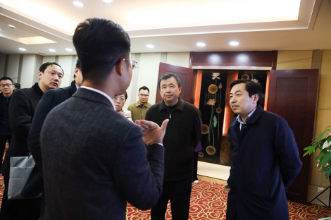 市统计局领导莅临中电凯源物流平台考察指导(图2)